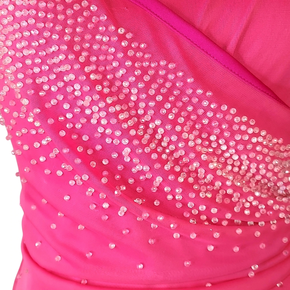 VTG RARE DS L Ballet Fairy Softgirl Barbie Y2K Prom Hoco Embellish Formal Gown - Picture 14 of 15